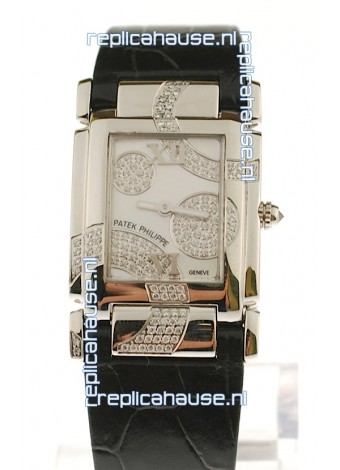 Patek Philippe Twenty Four Swiss Replica Watch in White Dial