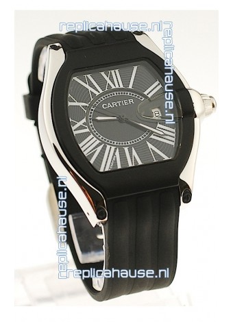 Cartier Roadster Japanese Replica Watch in Black