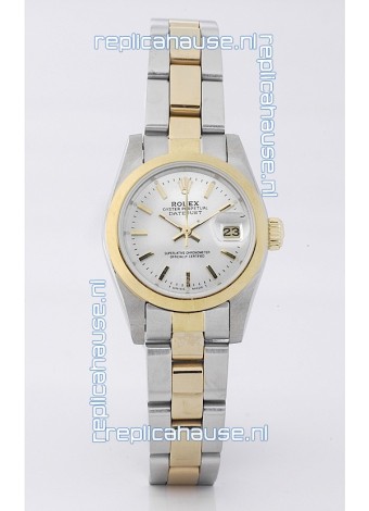 Rolex DateJust Two Tone Lady's Replica Watch