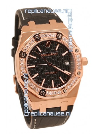 Audemars Piguet Royal Oak 18K Pink Gold Swiss Watch