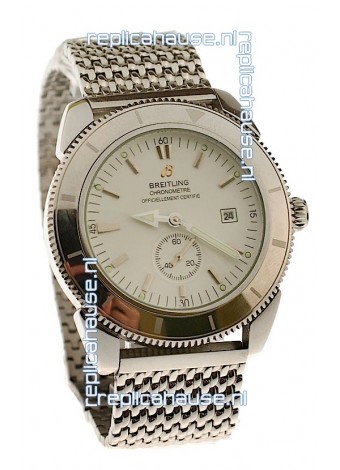 Breitling Chronometre Japanese Replica Automatic Watch in Steel Strap