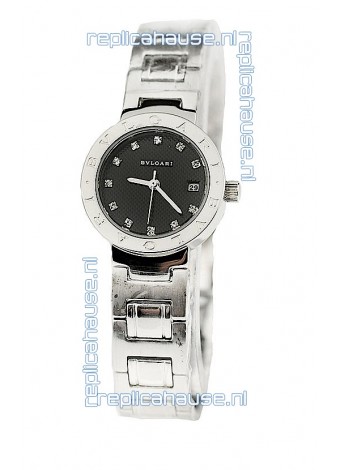 Bvlgari Quartz Japanese Watch in Black Dial
