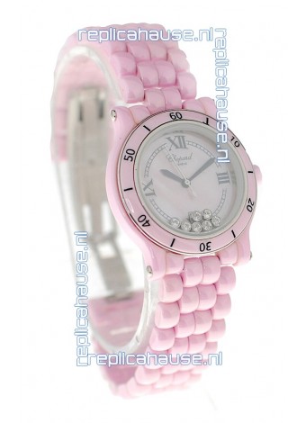 Chopard Happy Sport Ladies Japanese Pink Watch