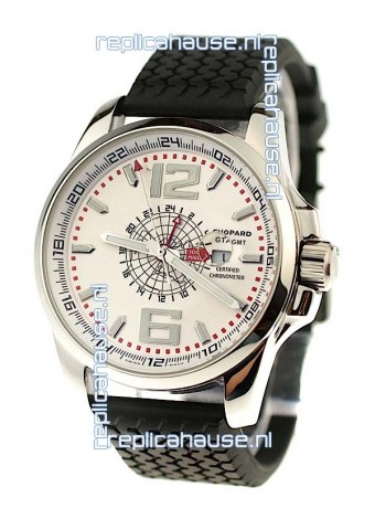 Chopard 1000 Miglia GT XL GMT Japanese Replica Watch in White Dial