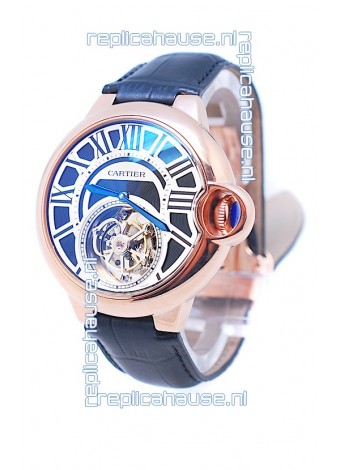 Cartier Ballon de Bleu Flying Tourbillon Swiss Rose Gold Watch