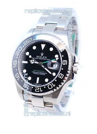 Rolex GMT Masters II 2011 Edition Swiss Replica Watch in Cerarmic Bezel