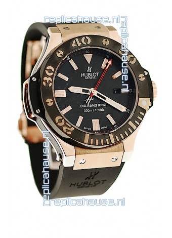 Hublot Big Bang King Swiss Watch in Pink Gold