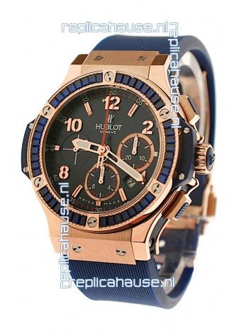 Hublot Big Bang Dark Blue Tutti Fruitti Watch in Purple Diamonds