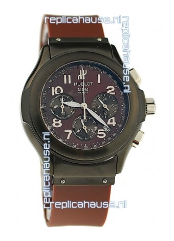 Hublot MDM Chronograph Swiss Replica Watch in PVD Casing