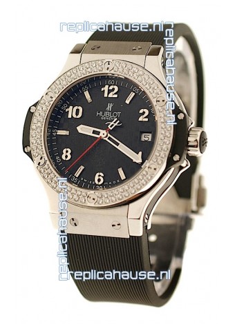 Hublot Big Bang Steel Collection Diamond Swiss Quartz Watch