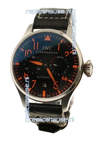 IWC Big Pilot Swiss Replica Watch in Orange Markers