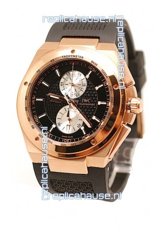 IWC Ingenieur Chronograph Japanese Gold Watch