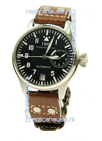IWC Big Pilot Swiss Replica Watch in Black Dial