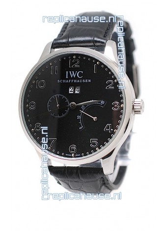 IWC Portuguese Minute Repeater Japanese Watch in Black Dial