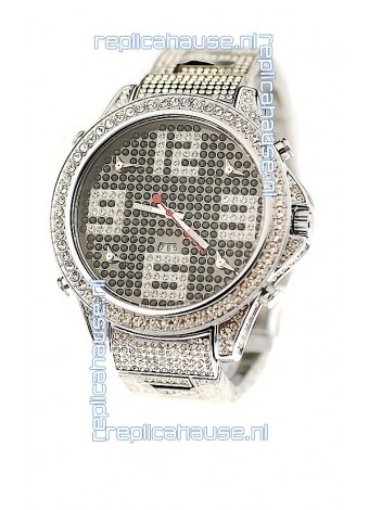 Jacob & Co Diamond Japanese Replica Watch in Big Arabic Markers
