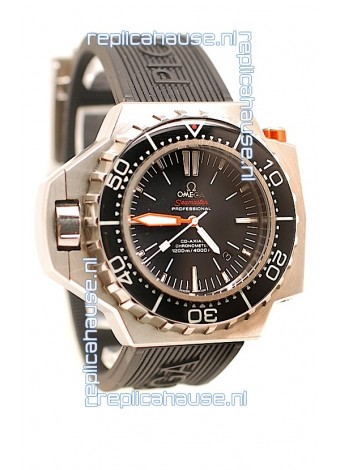 Omega Seamaster Ploprof 1200M Swiss Watch in Black Dial