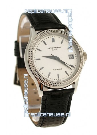 Patek Philippe Geneve Replica Watch in White Dial