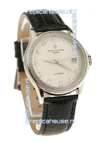 Patek Philippe Geneve Replica Watch in Roman Hour Markers