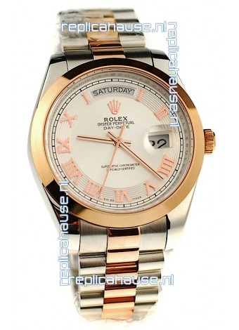 Rolex Day Date Two Tone Japanese Replica Watch 
