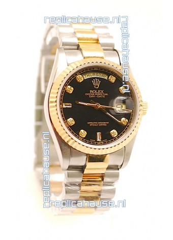 Rolex Day Date Two Tone Japanese Replica Watch