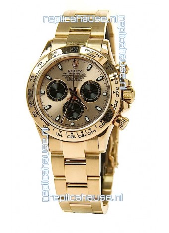 Rolex Daytona Cosmograph Swiss Replica Watch in Gold Plated