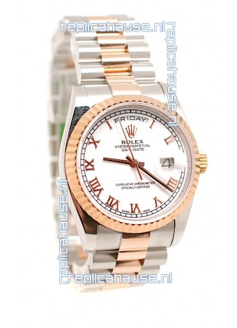 Rolex Day Date Two Tone Japanese Replica Watch