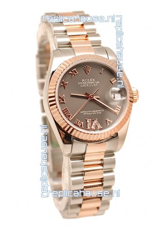 Rolex Oyster Perpetual Datejust Diamonds VI Swiss Replica Watch -36MM