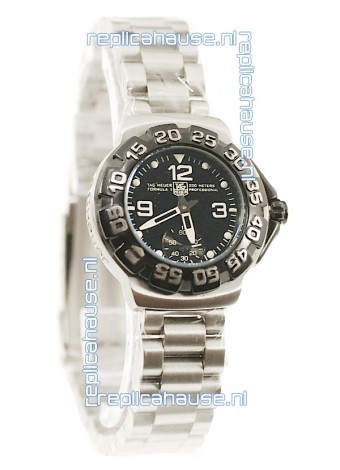 Tag Heuer Professional Formula 1 Japanese Replica Watch in Black Dial