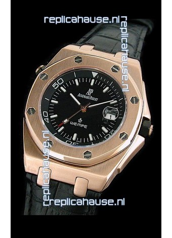 Audemars Piguet Royal Oak Scuba Wempe Swiss Watch in Gold