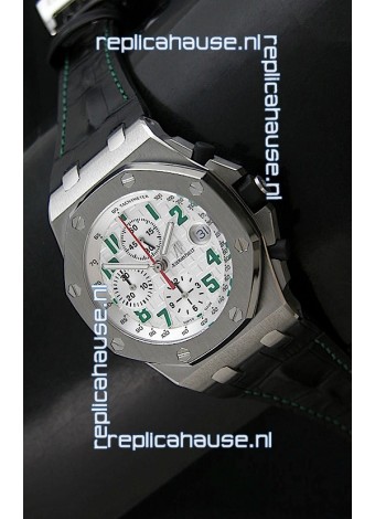 Audemars Piguet Royal Oak Offshore Pride of Mexico Swiss Watch - Secs hands at 12 O'Clock