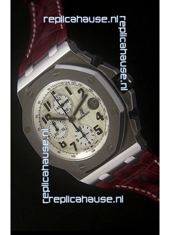Audemars Piguet Royal Oak Watch in Off White Dial - Secs hand 12 O Clock