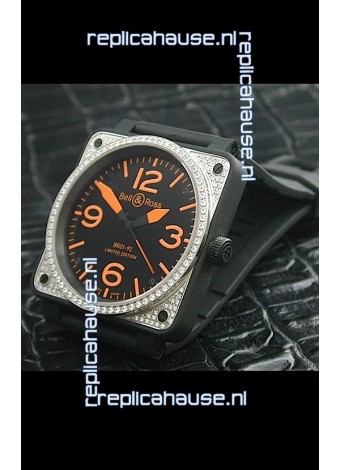 Bell and Ross BR01 92 Swiss Watch with Diamonds Bezel