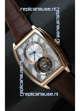 Breguet 986 AI Swiss Watch in Silver & Golden Dial