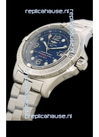 Breitling Superocean Steelfish Swiss Replica Watch in Blue Dial