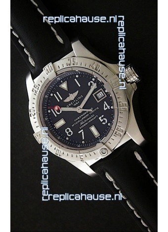 Breitling Avenger Seawolf Swiss Replica Watch in Black Dial