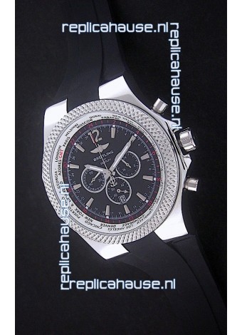 Breitling Bentley Chronograph Japanese Replica Watch in Black Dial