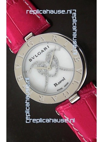 Bvlgari B.zerol Japanese Replica Quartz Watch in White Dial