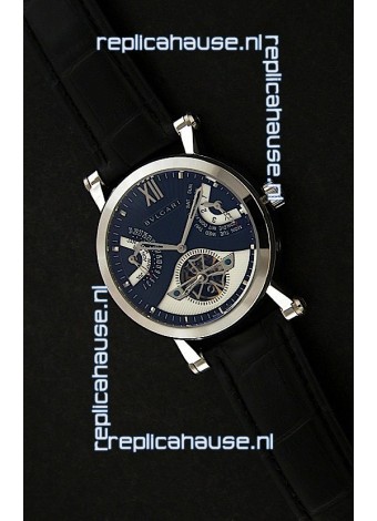 Bvlgari Sotirio Japanese Replica Automatic Watch in Blue Dial