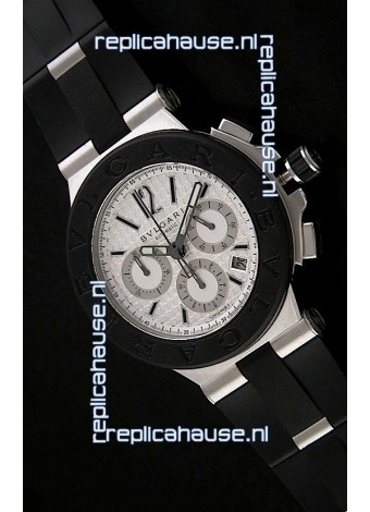 Bvlgari Diagono Swiss Replica Watch in White Dial