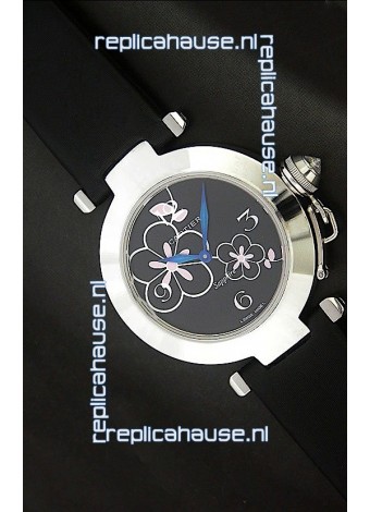 Cartier Pasha de Ladies Replica Watch in Black Dial