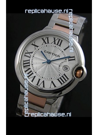 Cartier Ballon Blue de Japanese Replica Watch in White Dial