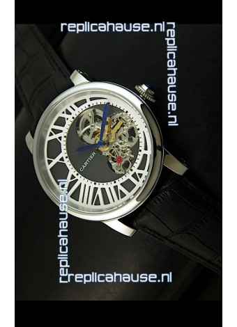 Rotonde De Cartier Cadran Love Japanese Replica Watch - Stainless Steel Case