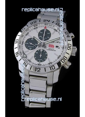 Chopard Mille Miglia GMT Swiss Replica Watch in White Dial