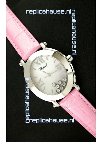 Chopard Happy Sport Ladies Japanese Replica Watch
