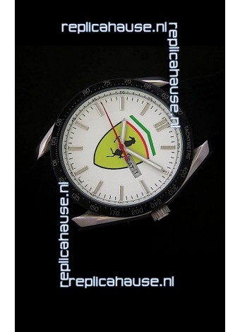 Ferrari Scuderia Watch in White Dial