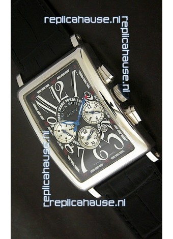 Franck Muller Long Island Japanese Replica Watch in Black Dial