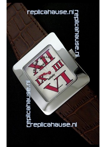 Franck Muller Geneve Infinity Japanese Special Watch in Red Markers