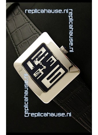 Franck Muller Geneve Infinity Japanese Steel Watch in White Numeral Markers