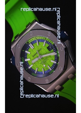 Audemars Piguet Royal Oak New Diver 1:1 Swiss Replica Watch in Green