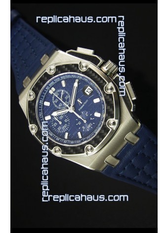 Audemars Piguet Royal Oak Offshore Juan Pablo Montoya Swiss Watch 3120 Movement Blue Dial - 1:1 Mirror